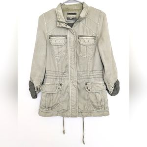 Anthropologie Marrakech Olive Green Safari Jacket